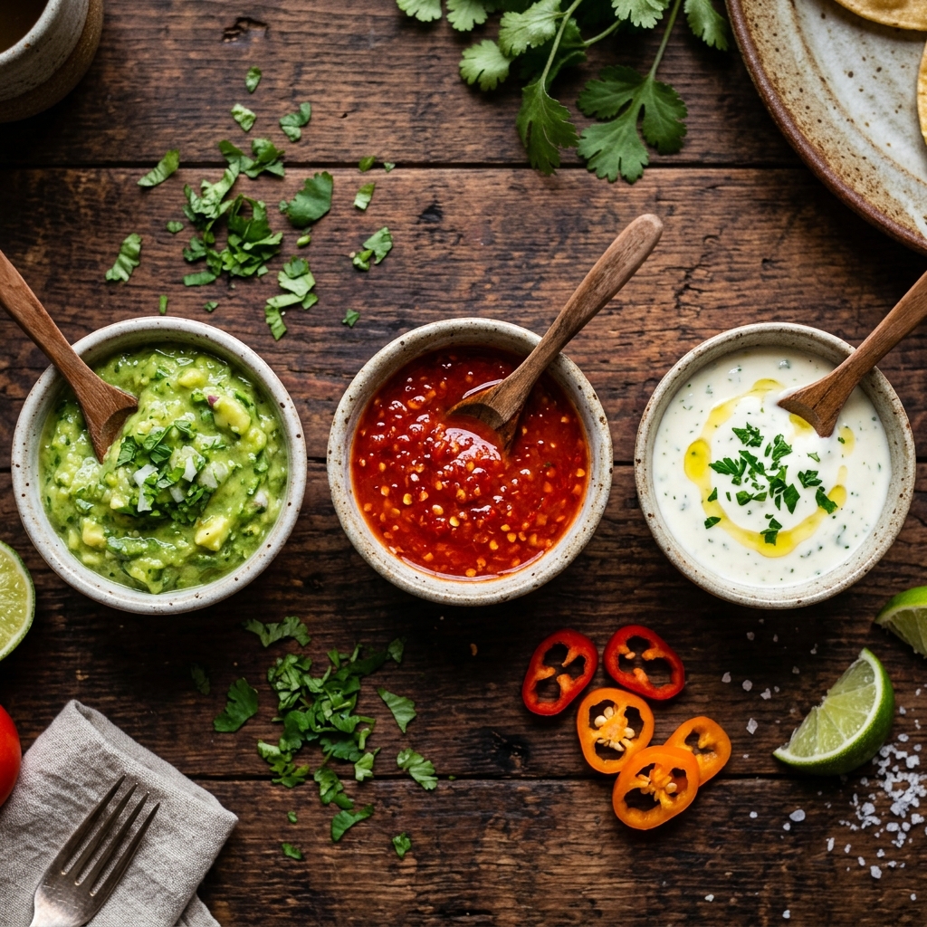 Venezuelan guasacaca and sauces